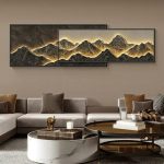 Designer style wall Hanging Conception mountain crystal porcelain decor - Image 4