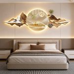 Designer style wall Hanging Conception mountain crystal porcelain decor - Image 3