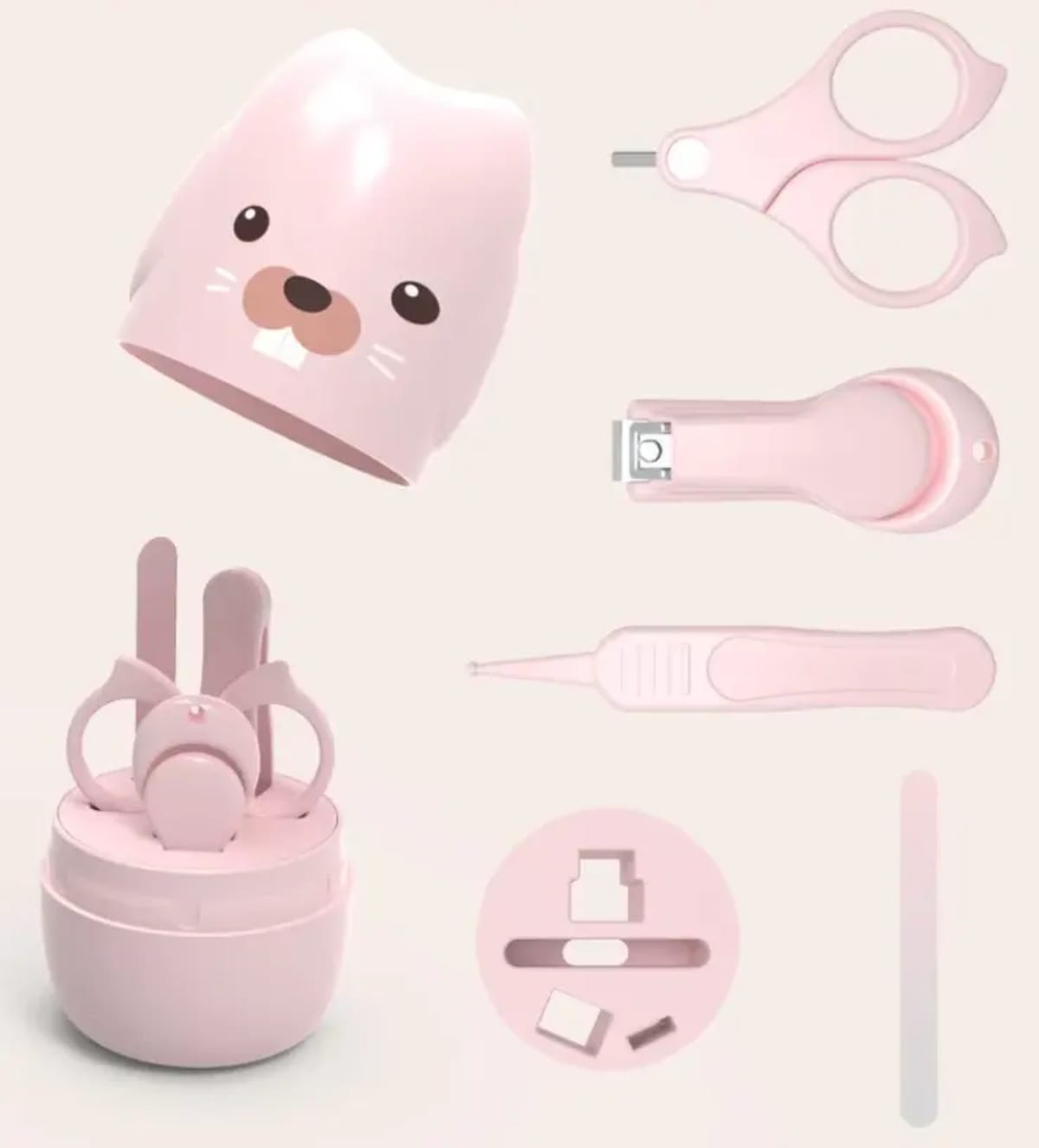 WhatsApp Image 2026-04-04 at 2.47.53 PM Newborn Grooming kit 4pcs safety baby care accessories - Image 1